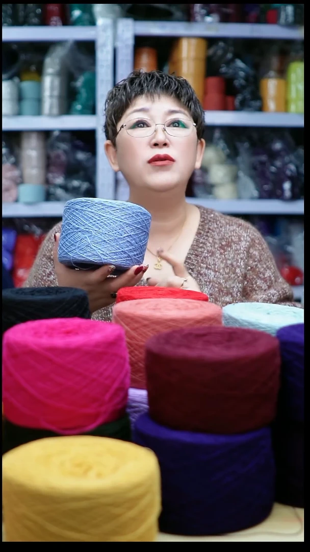 羊绒欢姐手编线D893