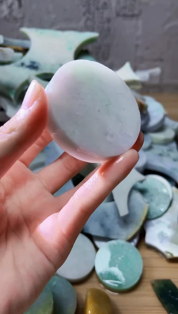 裸石翡翠翡翠a货正品玉石古陈724