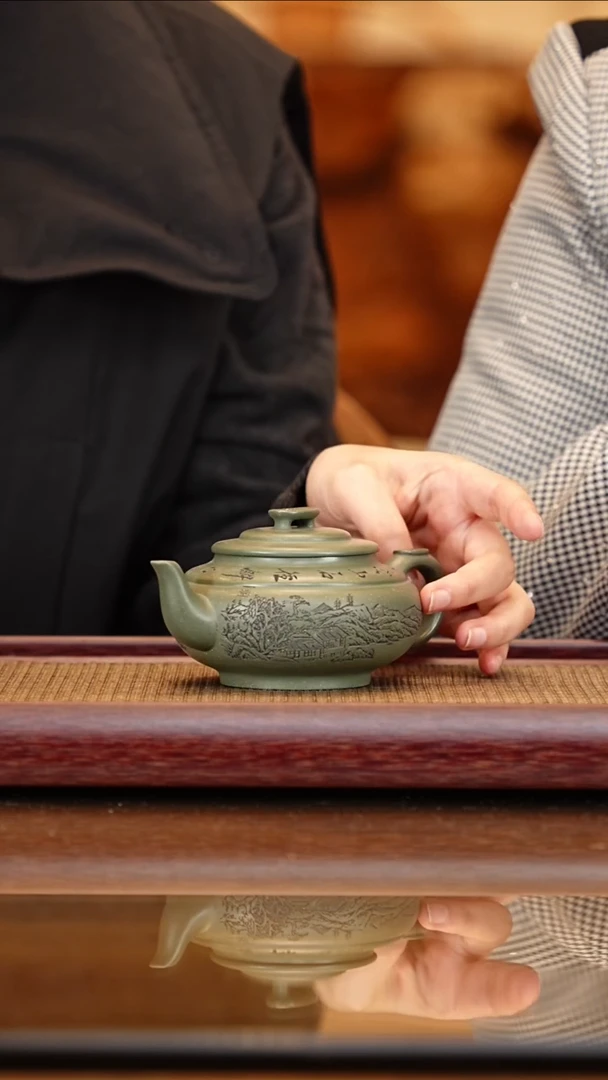 【李昌鸿】上新桥 雪花绿170c+竹杯