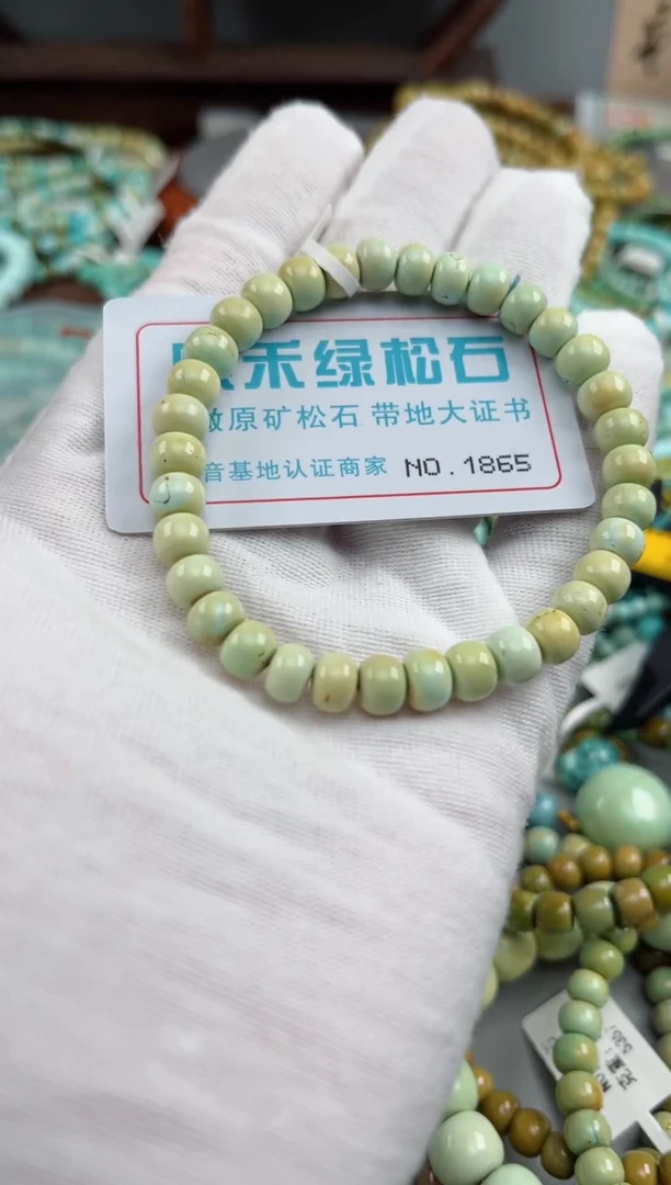 未镶嵌绿松石松石1865