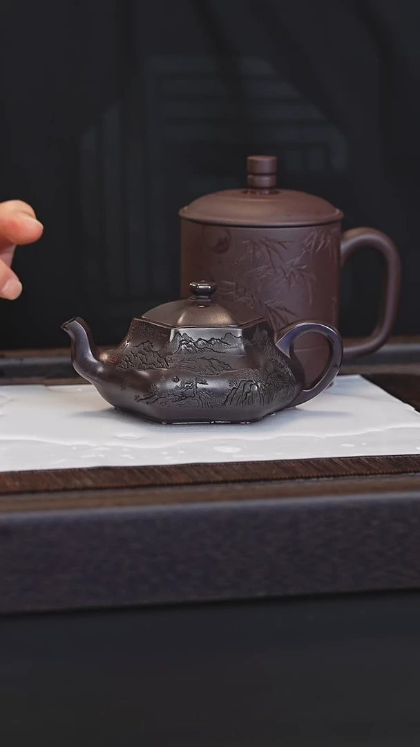 茶壶紫砂宜兴紫砂壶cxf2518