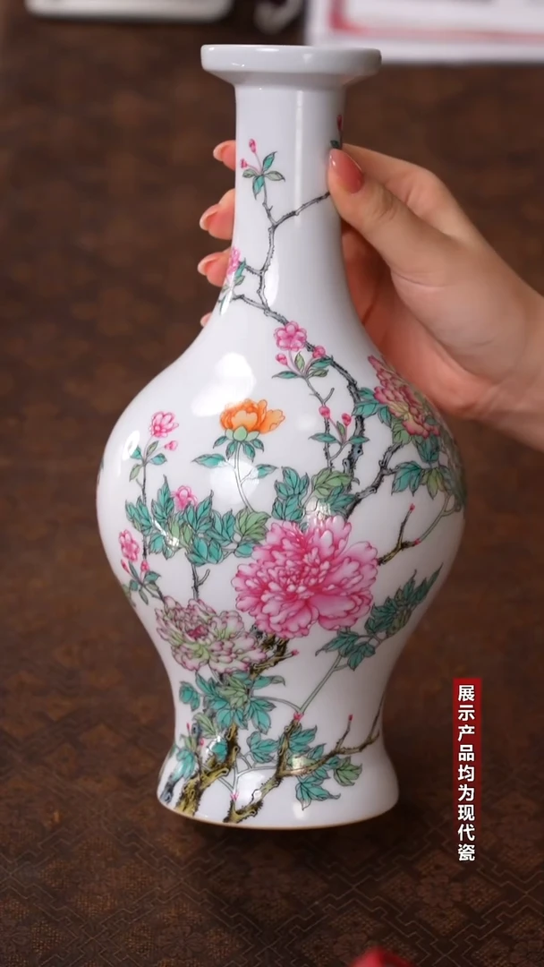 【央广非遗】徐窑牡丹盘口瓶