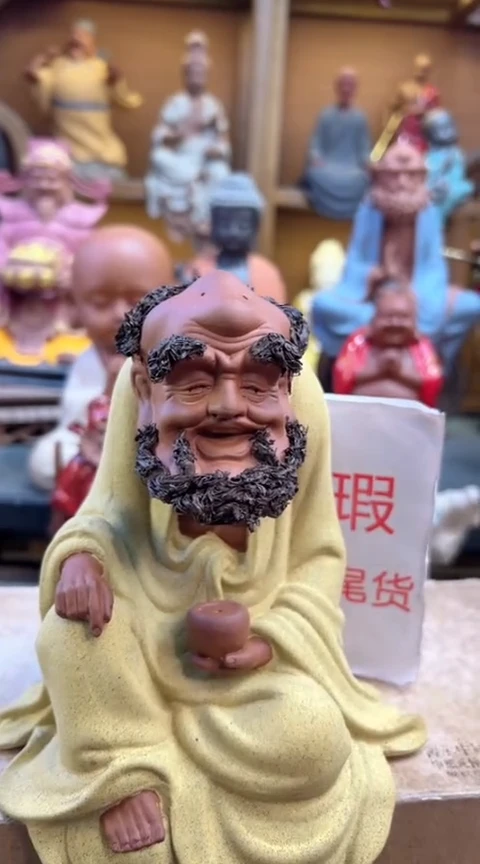 紫砂茶宠器闵茶宠摆件