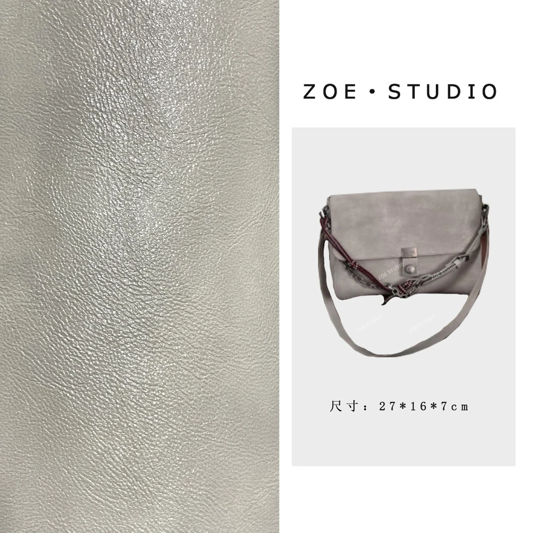 【佐伊甄选】SD-5268-烟灰薄荷轻奢女士时尚百搭小众单肩腋下挎包