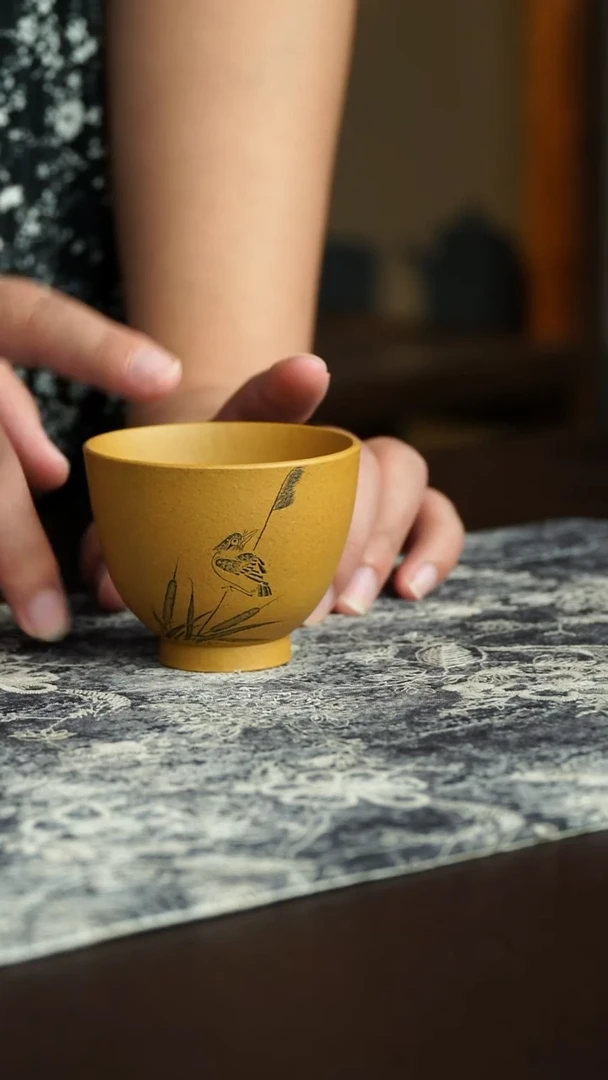 茶杯紫砂13号宜兴紫砂原矿作品150毫升