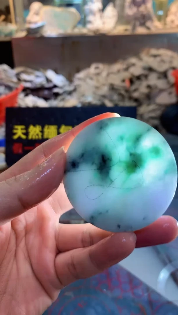 翡翠裸石0朗0翡翠珠宝995