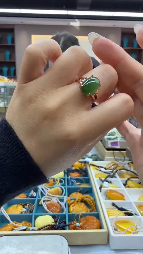 未镶嵌戒指和田玉秒拍号假一罚三