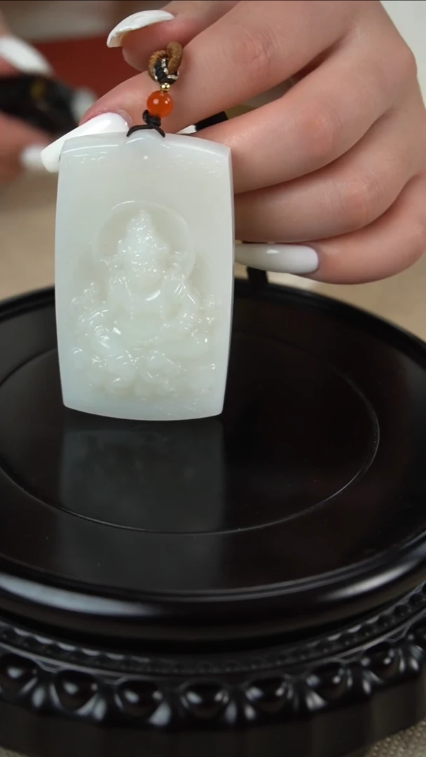 【闪购商品】和田玉挂件未镶嵌观音牌子