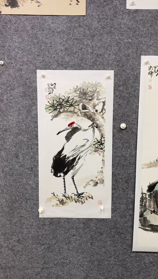 国画尚定固国画作品