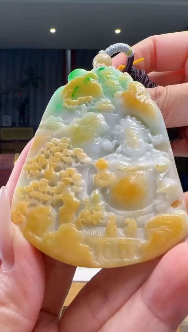 【闪购商品】翡翠颈饰未镶嵌YJ@@960Q3J14653