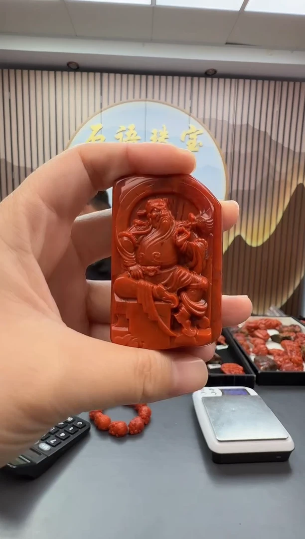 未镶嵌雕刻南红玛瑙112ZB1204产品一个