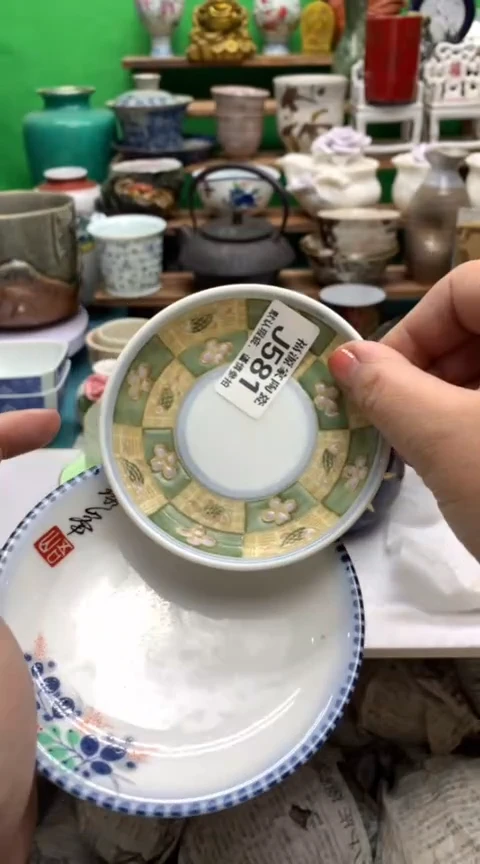 【闪购商品】盖碗海外回流瓷器