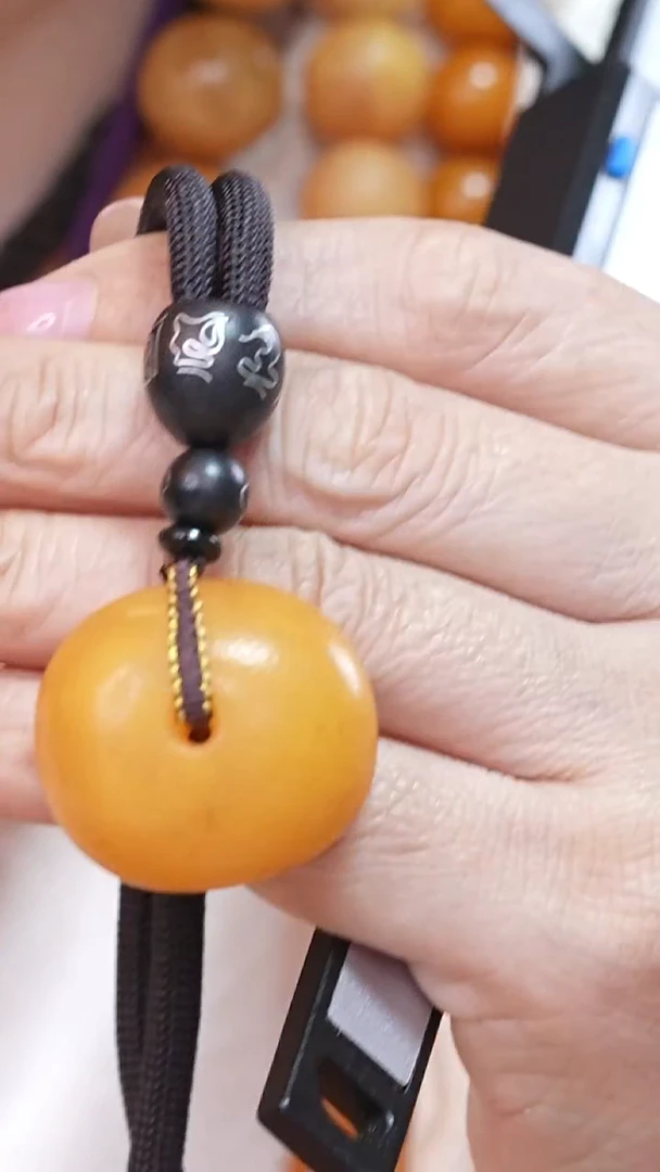 蜜蜡颈饰未镶嵌4584天然蜜蜡珠宝奇石云端妖孽全部保真