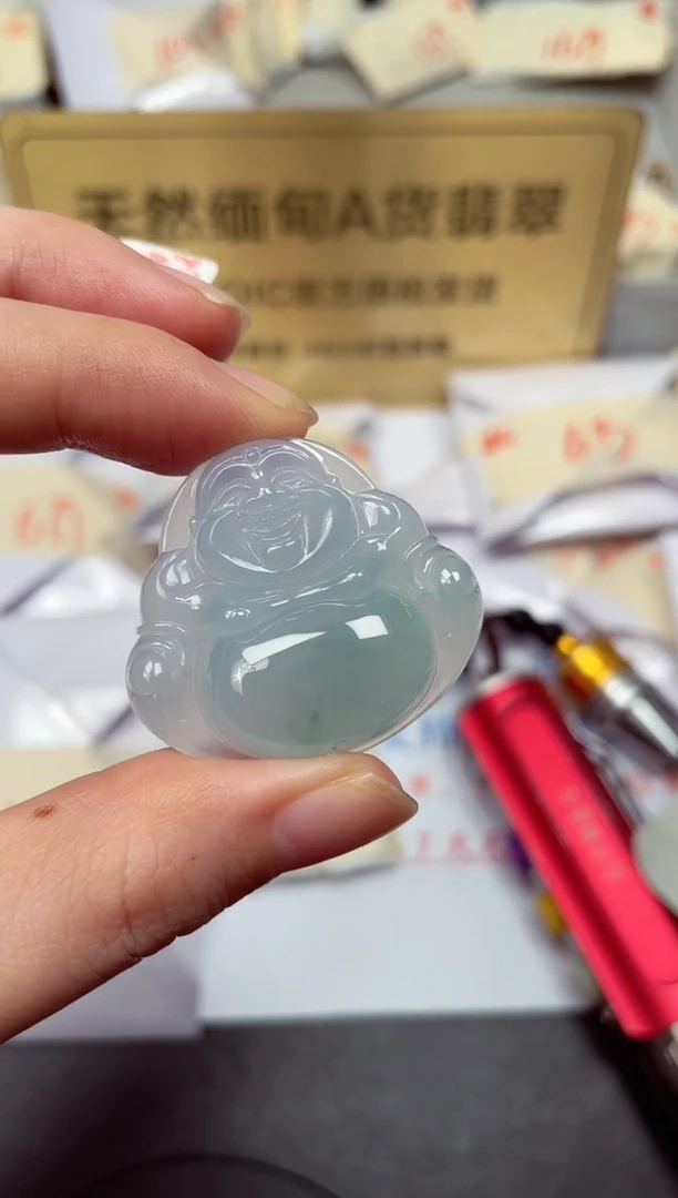 颈饰未镶嵌翡翠天然缅甸翡翠A货