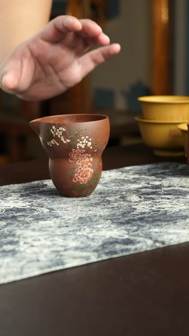 茶杯紫砂26号宜兴紫砂原矿作品