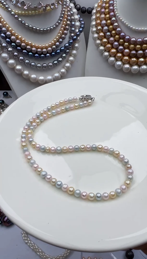 淡水珍珠未镶嵌颈饰1