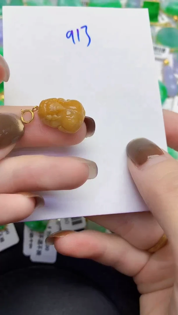 颈饰未镶嵌翡翠缅甸天然翡翠A货