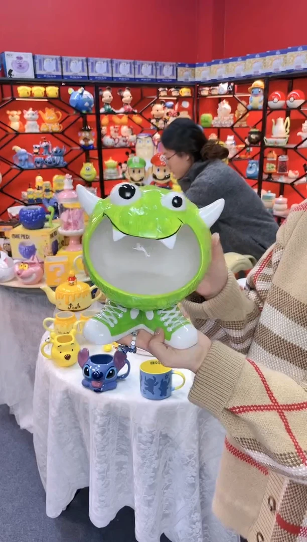 【闪购商品】.@@小怪兽玄关摆件收纳