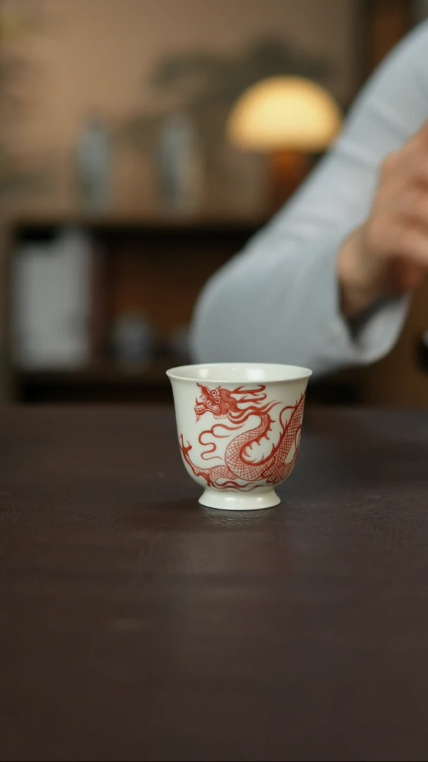 景德镇陶瓷杯碗柴烧多人