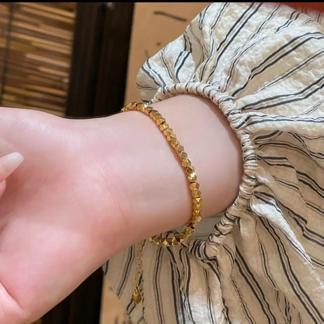 钛钢手链 蹦迪珠手链