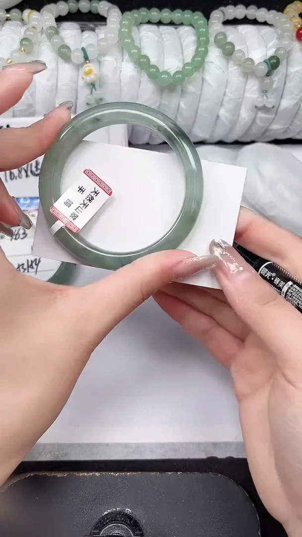 未镶嵌手镯石英质玉164-54/55