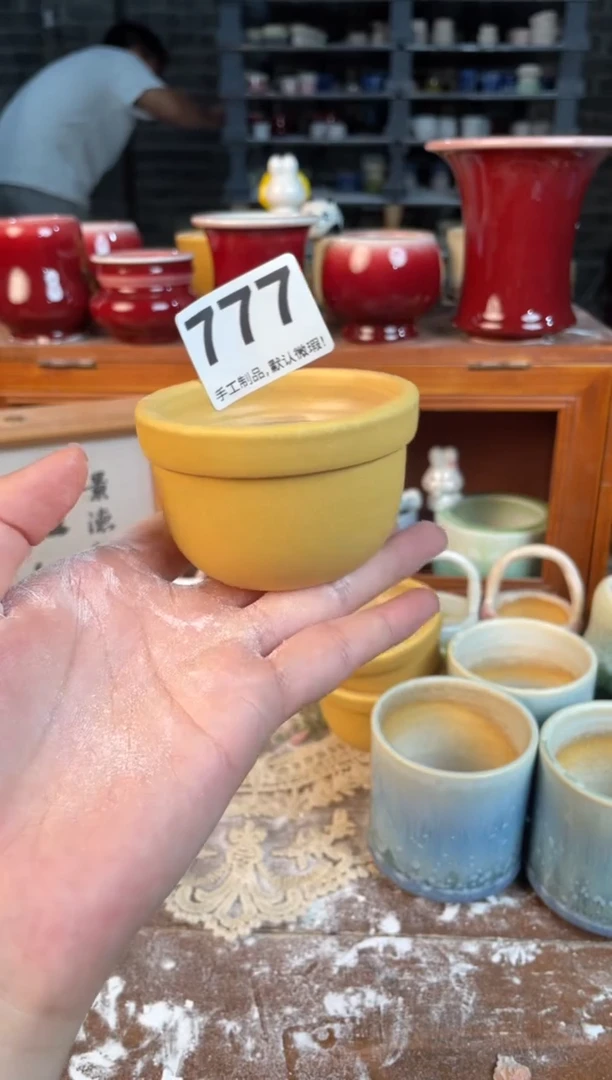 瓷片777知木小芳花盆