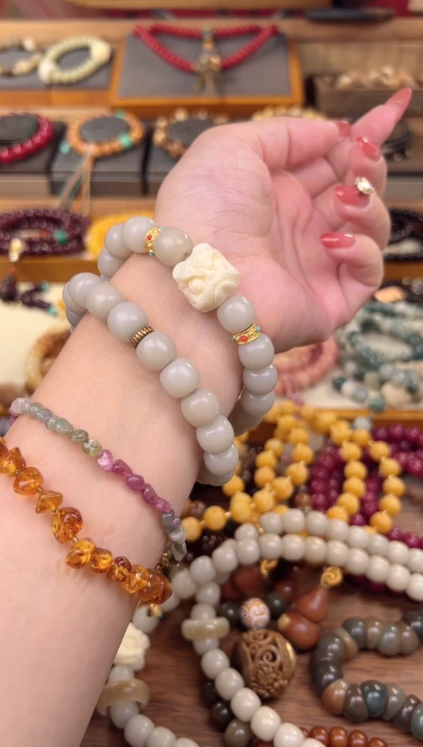 【闪购商品】菩提根/象牙果手串濛濛时雨醒狮双圈