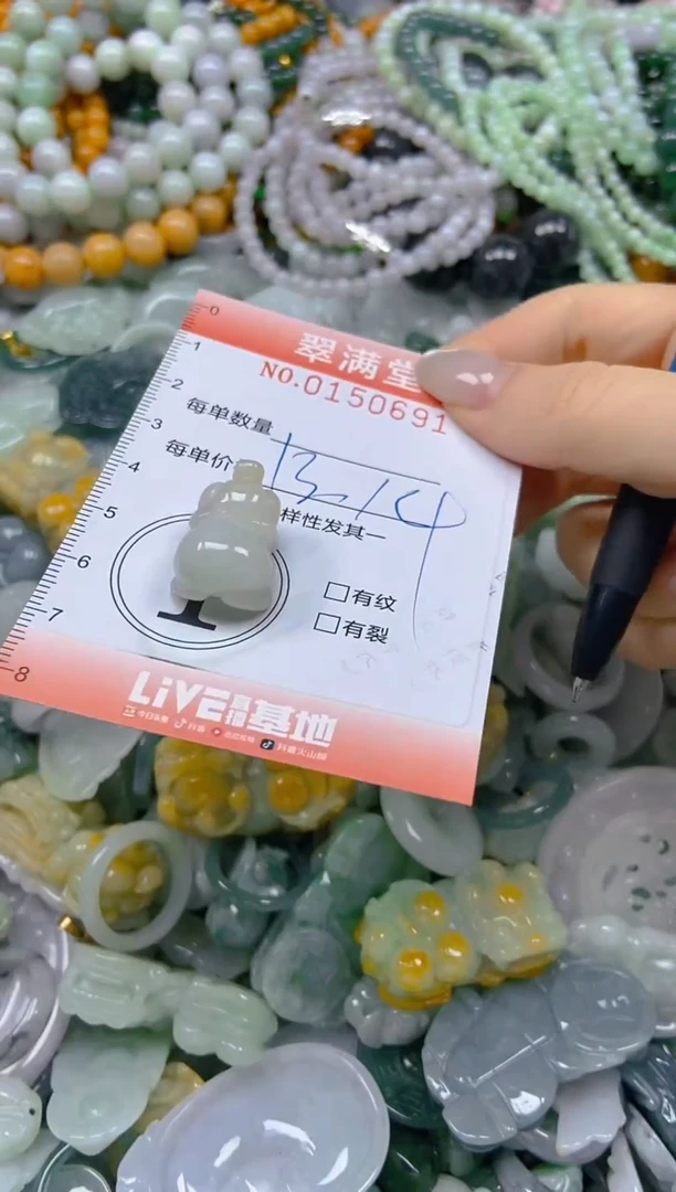 翡翠未镶嵌颈饰闪购0150691