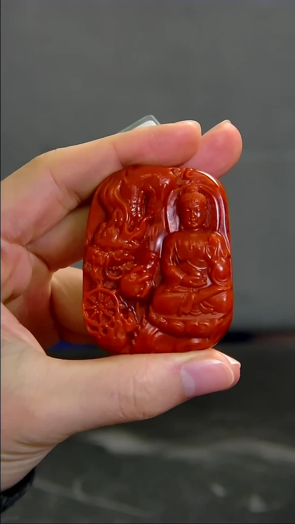 未镶嵌雕刻南红玛瑙003ZB1230产品一个