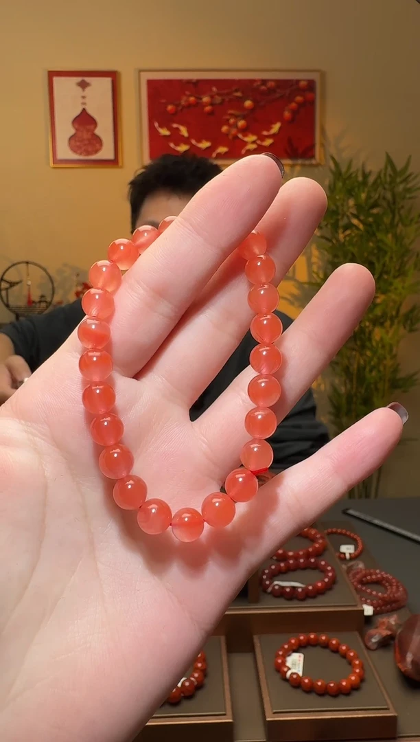 【闪购商品】南红玛瑙手串未镶嵌一条约7mm 多样性发货