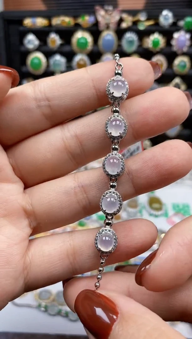 银S925镶嵌戒指翡翠8837