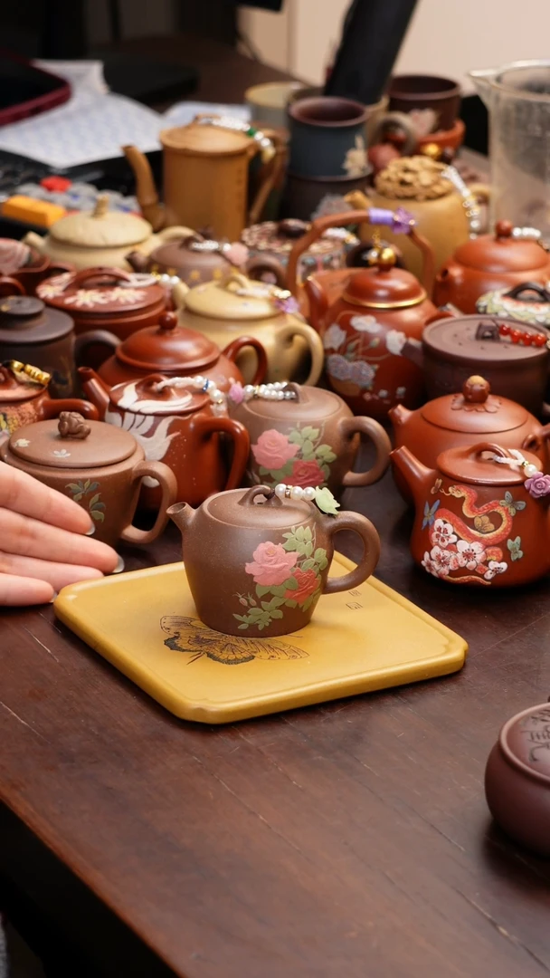 【闪购商品】原矿紫砂壶手工朱妮杯子