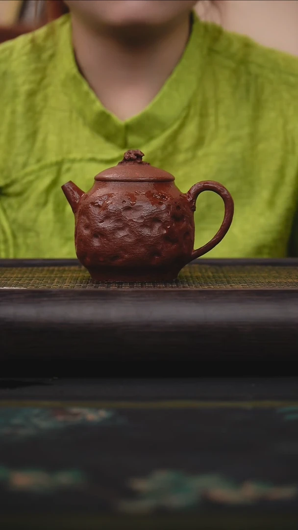 茶壶紫砂云执 手捏壶