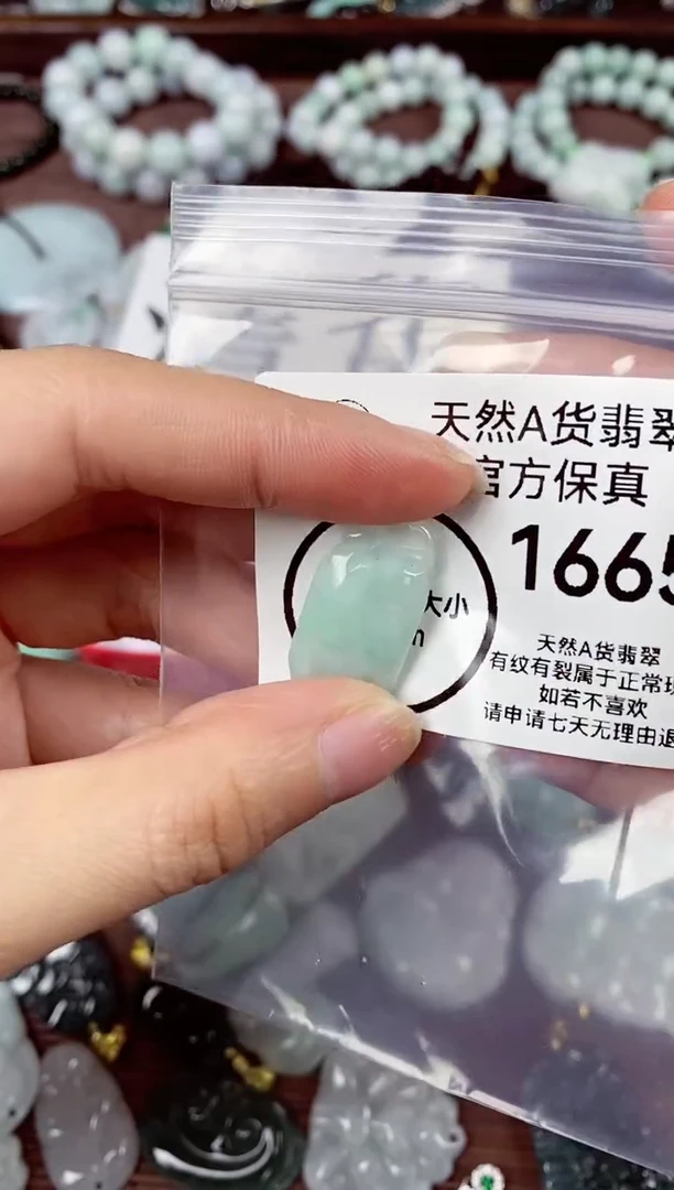 【闪购商品】翡翠颈饰未镶嵌天然A货翡翠1665