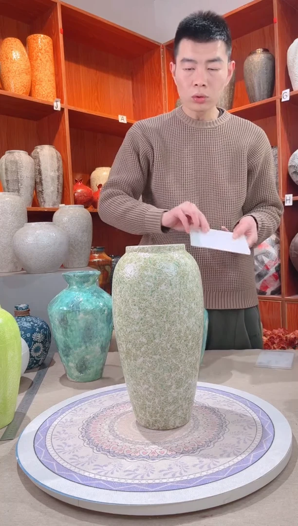 【闪购商品】瓶春意盎然大号 陶瓷花瓶无花