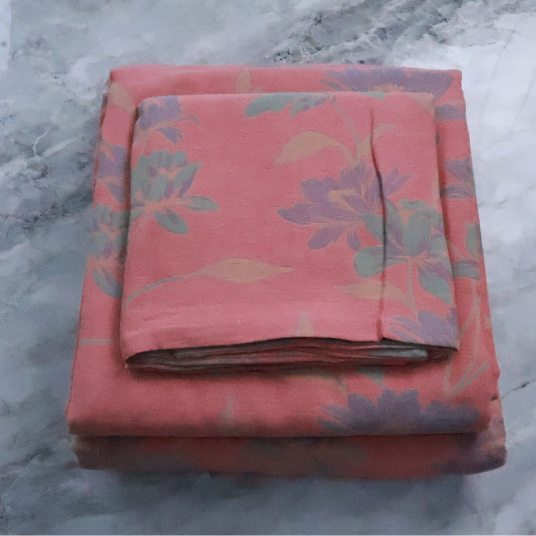 全棉色织提花双层纱标准四件套