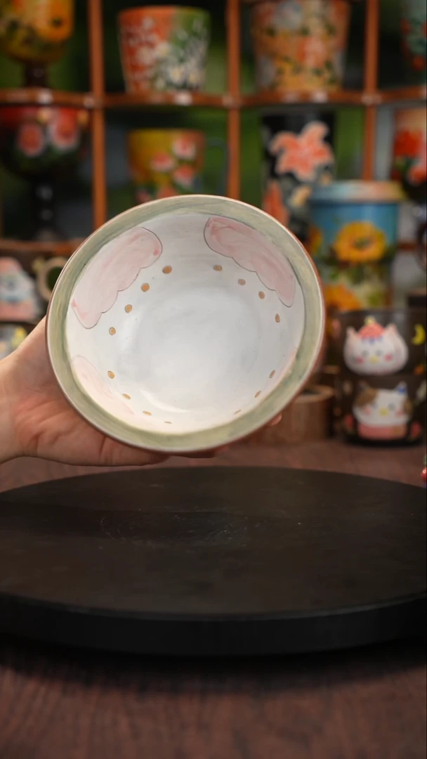 饭碗釉下手绘陶瓷