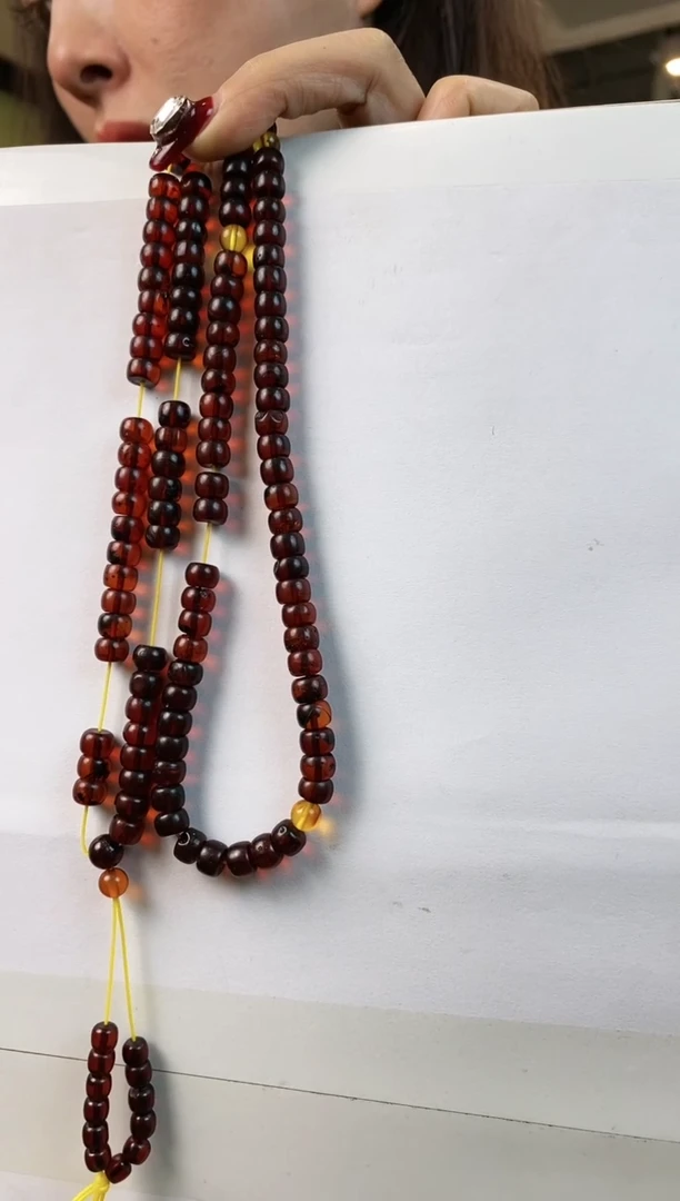 【闪购商品】琥珀颈饰未镶嵌多样性发一