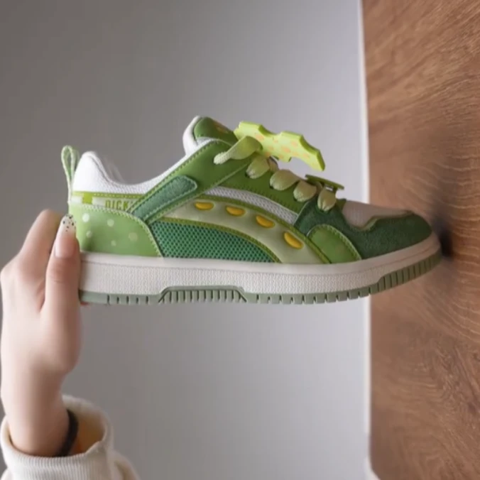 Dickies板鞋春季新款童鞋马卡龙潮流百搭运动鞋男舒适透气板鞋女