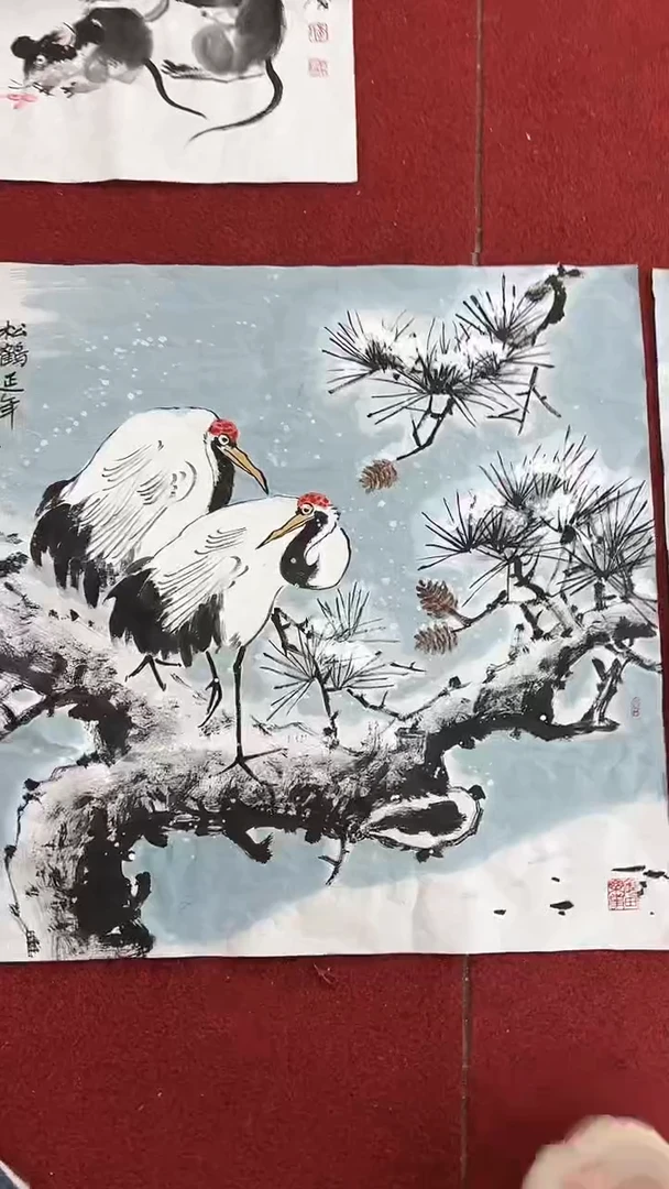 国画李火庆/国画/花鸟
