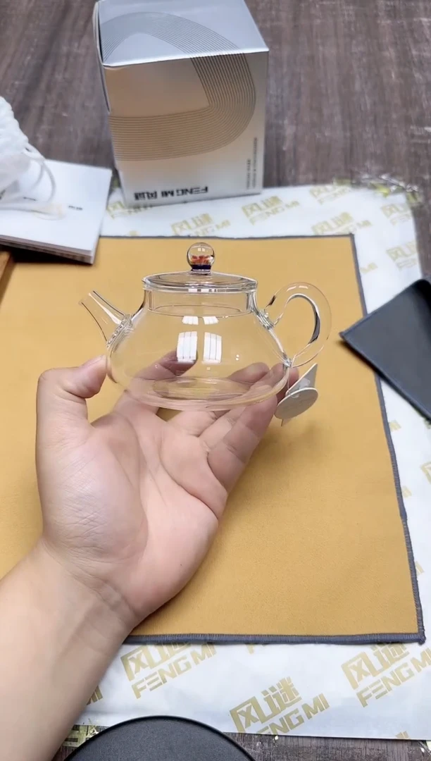 其他风谜花语喜乐壶透明+茶巾