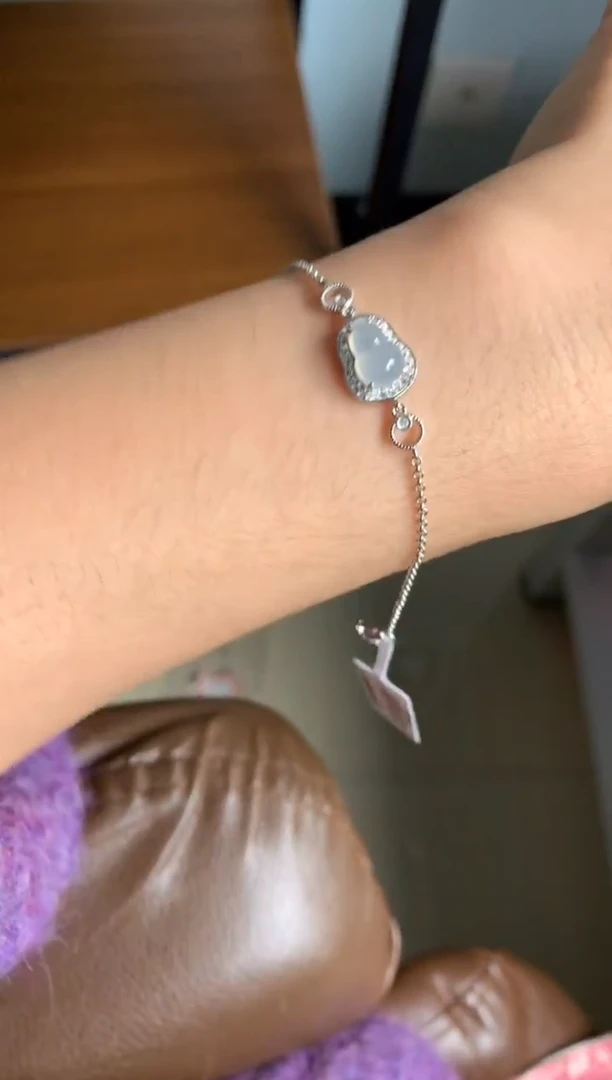 银S925镶嵌戒指翡翠手链