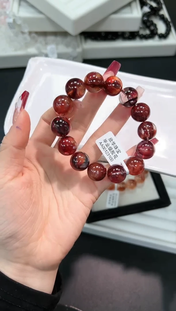 【闪购商品】水晶手串未镶嵌77a多样性发其一/1条14mm默认微瑕