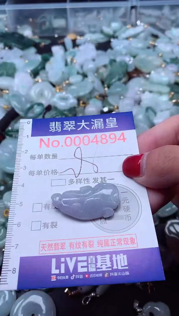 颈饰未镶嵌翡翠4894