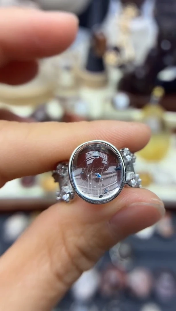 银S925镶嵌珠宝半成品水晶水晶水晶