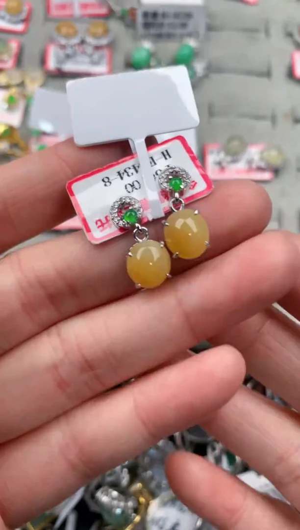银S925镶嵌戒指翡翠888                1