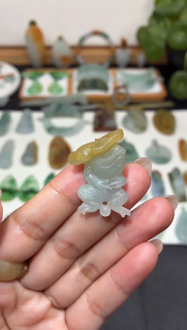 未镶嵌定制翡翠青蛙
