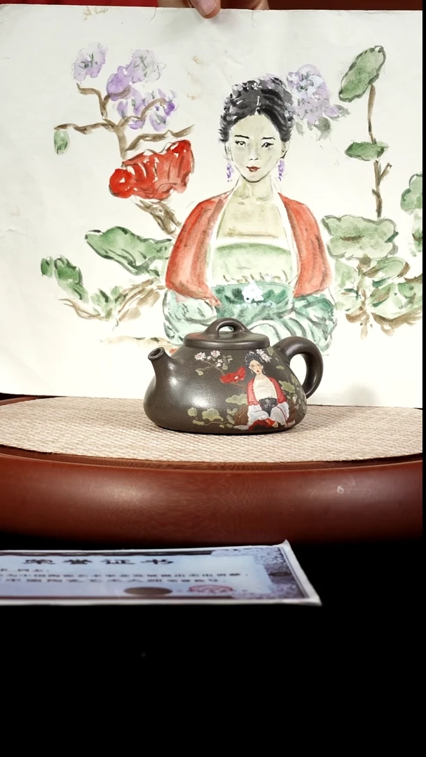 茶壶紫砂【k056】心舟石瓢宜兴紫砂SPH