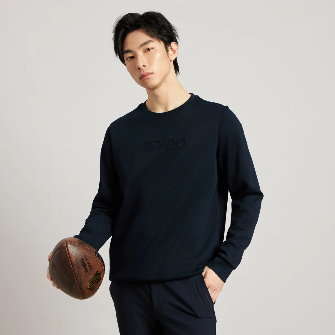 【新品】RAPIDO雳霹道25春男士户外运动长袖圆领套头卫衣CN5Z41O35