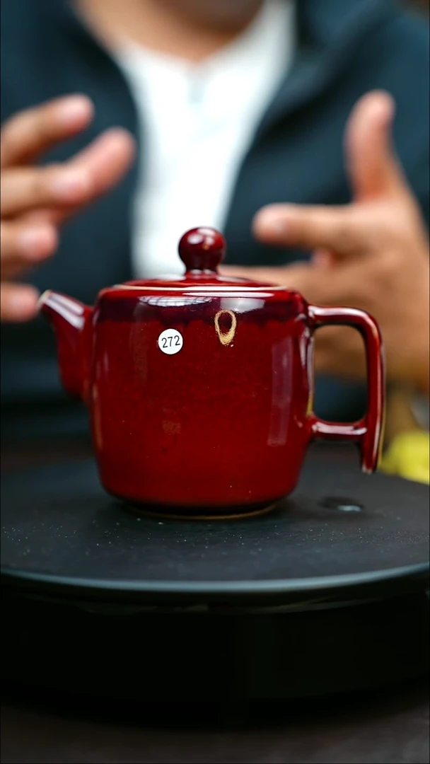 272#原矿钧瓷炉钧釉中和壶